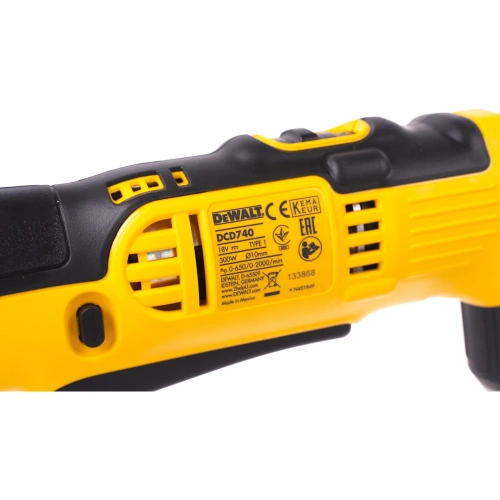 Безударная угловая дрель DEWALT 18.0 В XR DCD740N фото 4