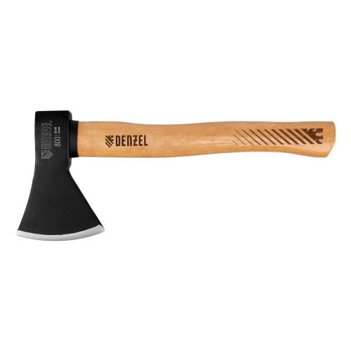 Топор, 800 г, кованый, буковое топорище Denzel фото 2