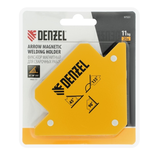 Фиксатор магнитный для сварочных работ, усилие 25 Lb Denzel фото 6