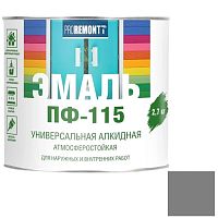 Эмаль Proremontt ПФ-115 RAL 7004 серая 2,7 кг