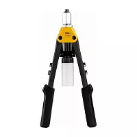 Двуручный заклепочник DELI DL236913 330мм, носовая часть из хромомолибденовой стали, сменные насадки 2,4–3,2–4,0–4,8–6,4 мм 98414