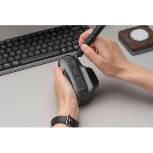 Аккумуляторная отвёртка с набором бит HOTO Precision Screwdriver ADV (серый, QWLSA001) HFE0013GL фото 6