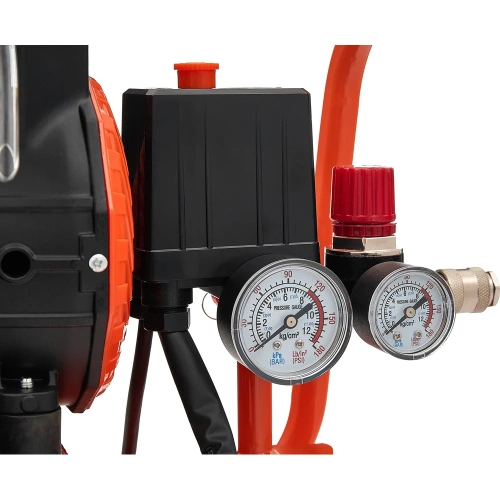 Безмасляный малошумный компрессор Gigant (25 л; 8 бар; 225 л/мин) GSWK-25/1400 фото 6 Безмасляный малошумный компрессор Gigant (25 л; 8 бар; 225 л/мин) GSWK-25/1400 фото 6