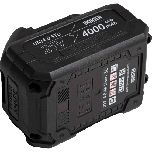 Аккумулятор WORTEN UNI4.0 STD, 4.0Ач 21В КА-90000502 фото 5