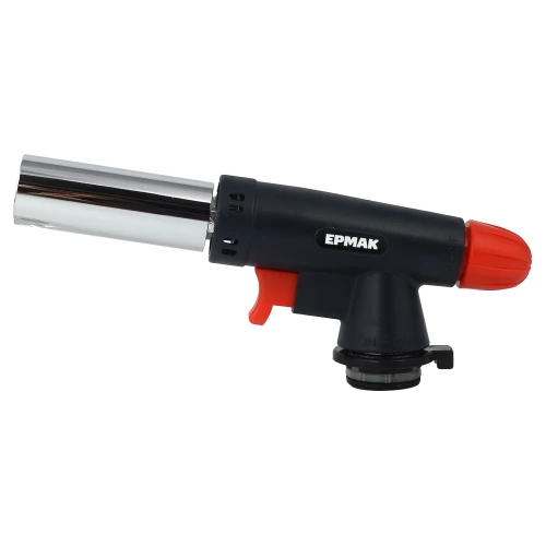 Горелка газ. с пьезо, цанг. захват, ЕРМАК широкое сопло, пласт., латунь; 16х5,5х3,2см 116-028 фото 4 Горелка газ. с пьезо, цанг. захват, ЕРМАК широкое сопло, пласт., латунь; 16х5,5х3,2см 116-028 фото 4