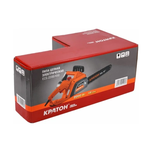 Электрическая цепная пила Кратон Зверь машина ESC-2200/450 3 14 01 006 фото 6
