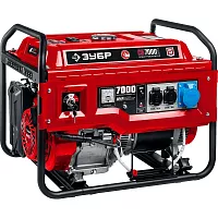 Бензиновый генератор с электростартером ЗУБР 7000 Вт СБ-7000Е