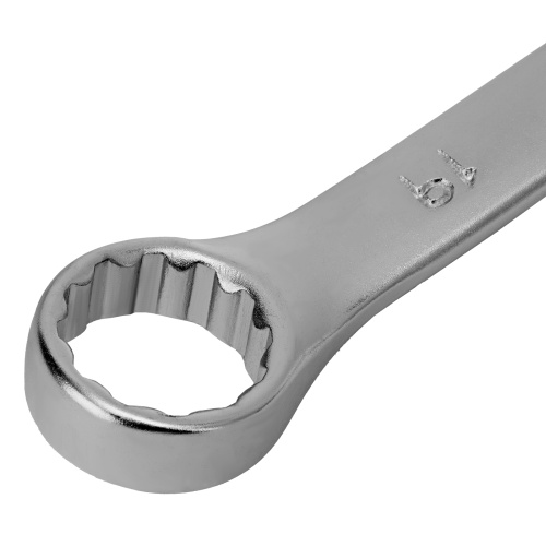 Ключ комбинированный, 19 мм, CrV, матовый хром Stels фото 4