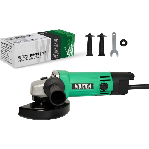 Угловая шлифмашина сетевая WORTEN D 125 750W КА-90000346 Угловая шлифмашина сетевая WORTEN D 125 750W КА-90000346