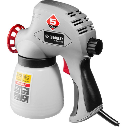 Краскопульт электрический Зубр Мастер ЗКПЭ-120 фото 3