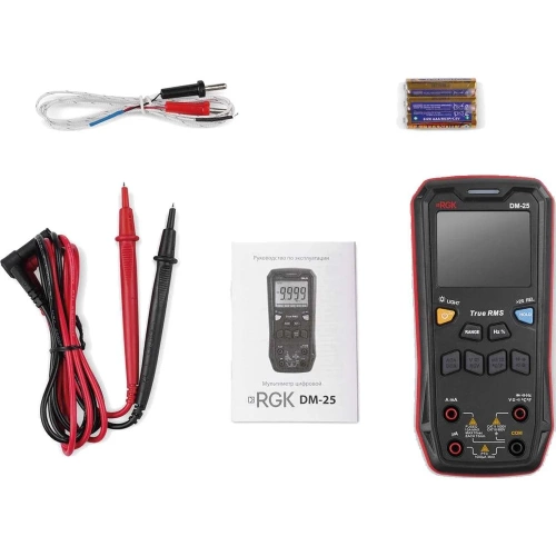 Мультиметр RGK DM-25 с поверкой 721463 фото 6 Мультиметр RGK DM-25 с поверкой 721463 фото 6