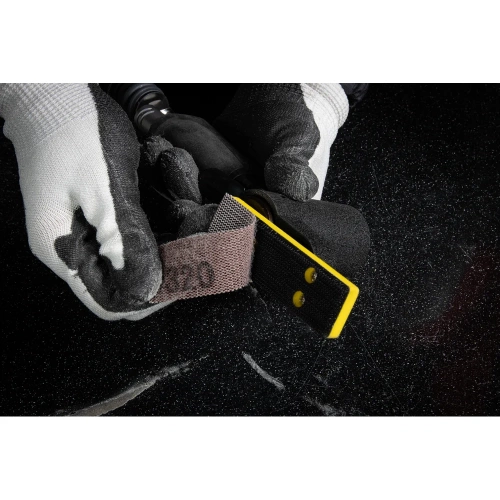 Плоскошлифовальная вибрационная пневматическая машина DeBever орб. ход 1,5 мм; 18000 об/мин DB-4500 фото 3