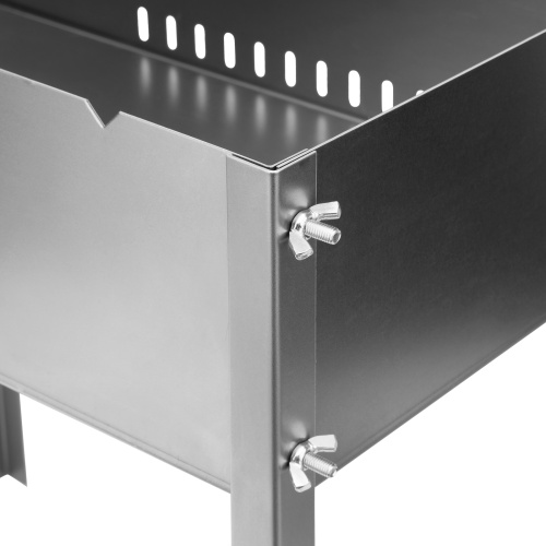 Мангал на барашках 500 х 305 х 500 мм, сталь 1.2 мм, Camping Palisad фото 4