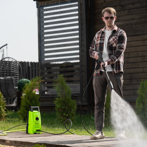 Моечная машина высокого давления АМ-1600, 1600 Вт, 130 бар, 330 л/ч, переносная Сибртех фото 39