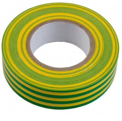 Изолента ПВХ General Lighting Systems GIT-15-19-20-YG желто-зеленая 20 м