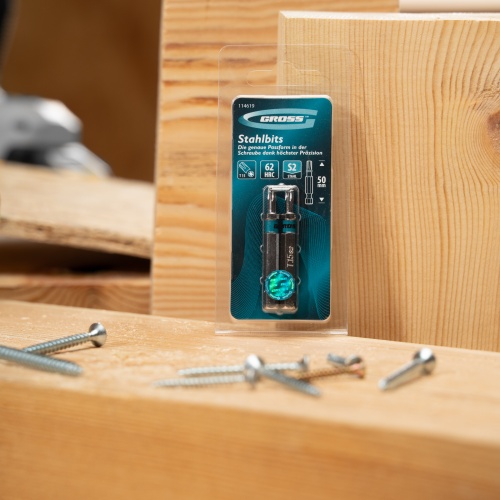 Бита Torx 15х50мм, сталь S2, шестигр., 2 шт. Gross фото 9