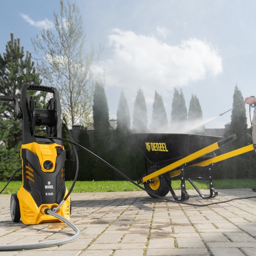 Моечная машина высокого давления R-165D, 2200 Вт, 165 бар, 7 л/мин, с барабаном Denzel фото 17