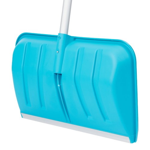 Лопата-скрепер для уборки снега, полипропилен, 550х340х1450 мм, алюминиевый черенок, ПВХ, LUXE Palisad фото 5