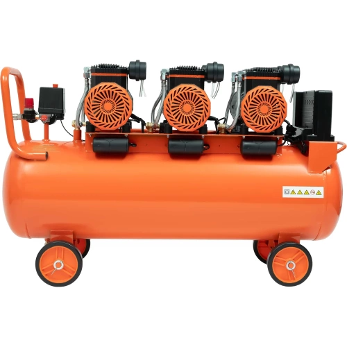 Безмасляный малошумный компрессор (120 л; 8 бар; 460 л/мин) Gigant GSWK-120/4200 фото 6