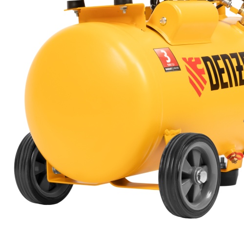 Компрессор DLS950/24 безмаслянный малошумный 950 Вт, 165 л/мин, ресивер 24 л Denzel фото 28