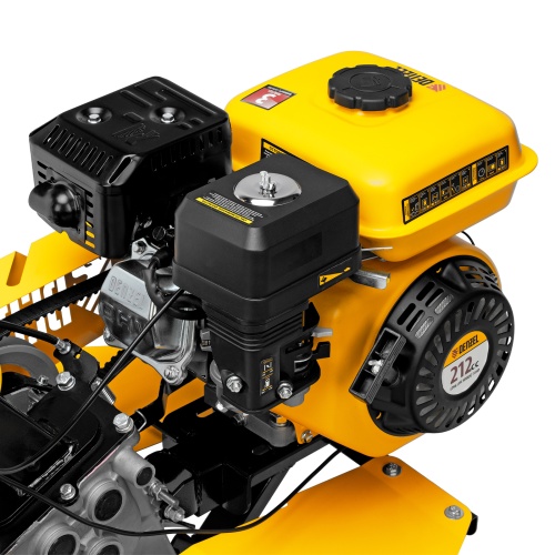 Мотоблок DPT-170SB, 7 л.с., ремен.сцеп, фрез 3х4, ШОМ, без колес, передачи 2В/1Н Denzel фото 12