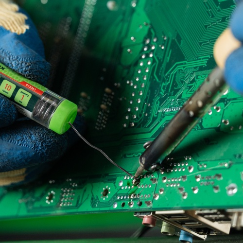 Припой с канифолью, D 1 мм, 10 г, POS61, в пластмассовой тубе Сибртех фото 7