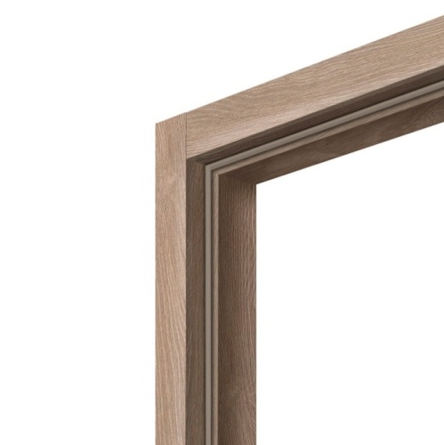 Брус дверной коробочный экошпон Olovi Дуб Шале с уплотнителем без фурнитуры без притвора 2050х70х28 мм фото 3