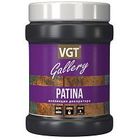 Состав лессирующий VGT Gallery матовый с эффектом чернения Patina Коллекция декоратора 0,2 кг