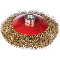 Корщетка-колесо Fit 39052 с наклоном М14 125 мм
