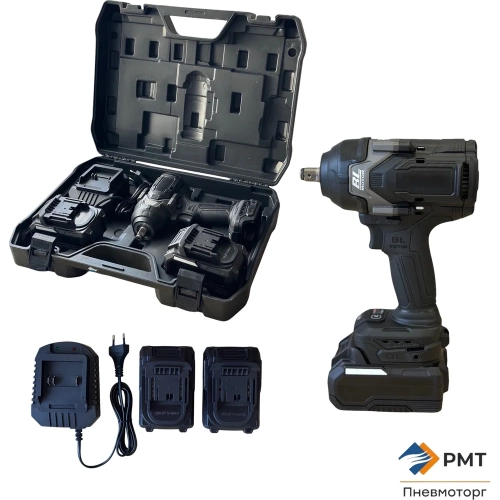Ударный аккумуляторный гайковерт РМТ бесщеточный 1/2" 1080Нм 21В 2х4Ач аккум. в кейсе FD8810S фото 9 Ударный аккумуляторный гайковерт РМТ бесщеточный 1/2" 1080Нм 21В 2х4Ач аккум. в кейсе FD8810S фото 9