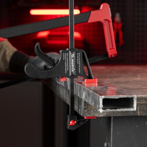 Струбцина универсальная, быстрозажимная, F-образная, 450 х 565 х 45 мм, пластиковый корпус Matrix фото 12