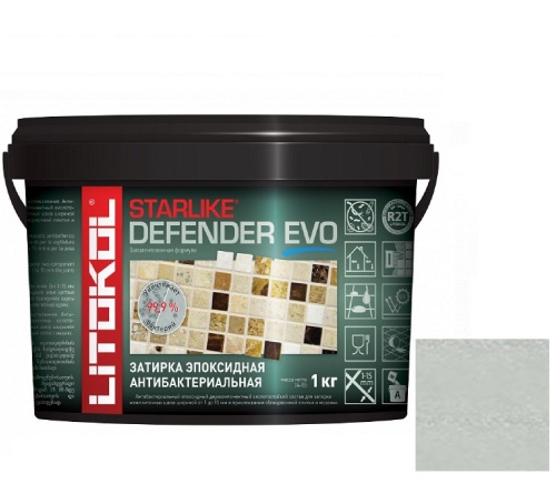 Затирка эпоксидная для швов Litokol Starlike Defender Evo S.700 Crystal 1 кг