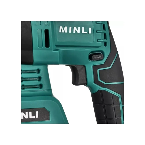 Бесщеточный аккумуляторный перфоратор MINLI 26мм. 2.0N.m Li-ion 18Vx2 / 4.0A DC2601 фото 5