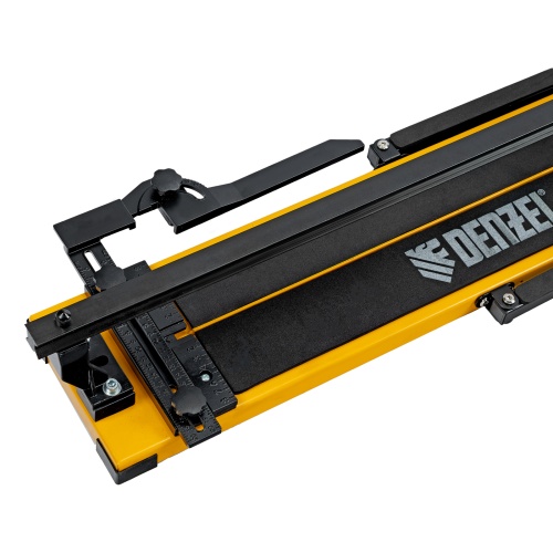 Плиткорез рельсовый 800х16мм, каретка на подш., стальная станина, усил. рукоятка-пенал Denzel фото 8