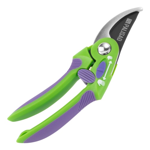 Секатор прямого реза, 215 мм, регулировка захвата, двухкомпонентные рукоятки, Palisad фото 2