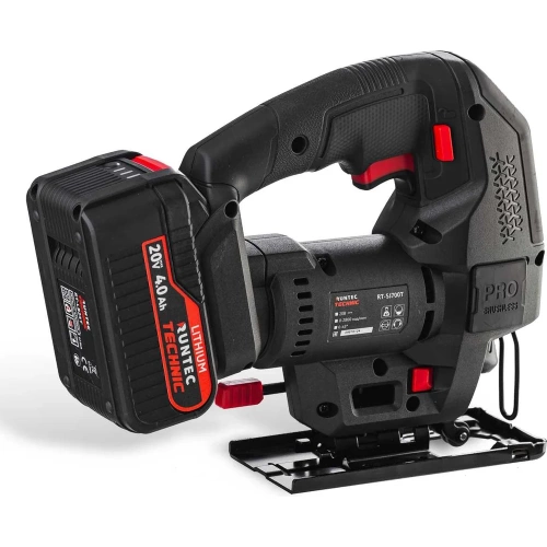 Лобзик аккумуляторный RUNTEC TECHNIC 20В, 2x4Ач, 700Вт RT-SJ700T фото 3