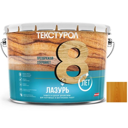 Средство для защиты древесины Текстурол Лазурь 14016 Орегон 10 л