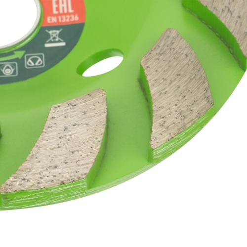 Чашка алмазная зачистная 125 мм, турбо-сегментнаяная Сибртех фото 5