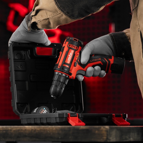 Дрель-шуруповерт аккумуляторная CDS-12, Li-Ion, 12 В// MTX фото 26