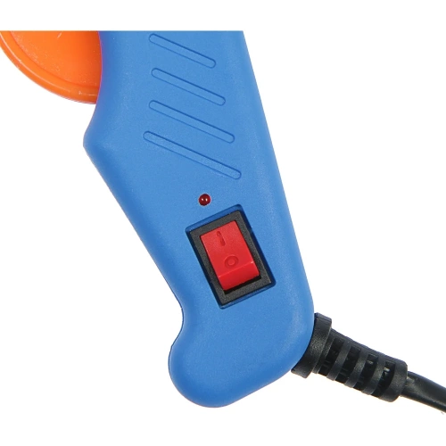 Клеевой пистолет ТУНДРА 20 Вт, 220 В, выключатель, индикатор, длинное сопло, 7 мм 1026054 фото 6