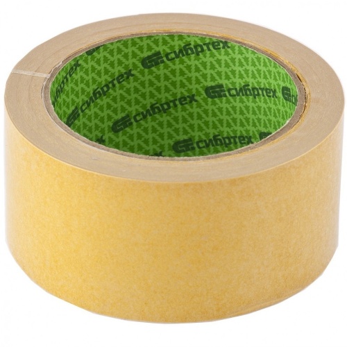 Лента клейкая Сибртех 88713 двусторонняя 50 мм 5 м