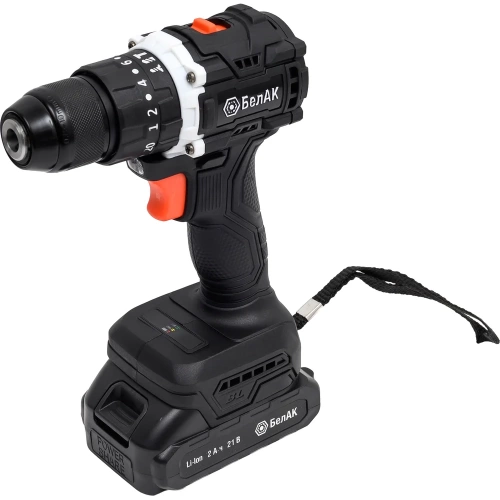 Ударная дрель-шуруповерт БелАК бесщеточная, 21V 55Hm, в кейсе, 2 АКБ (1500+2000) БАК.53315 фото 7
