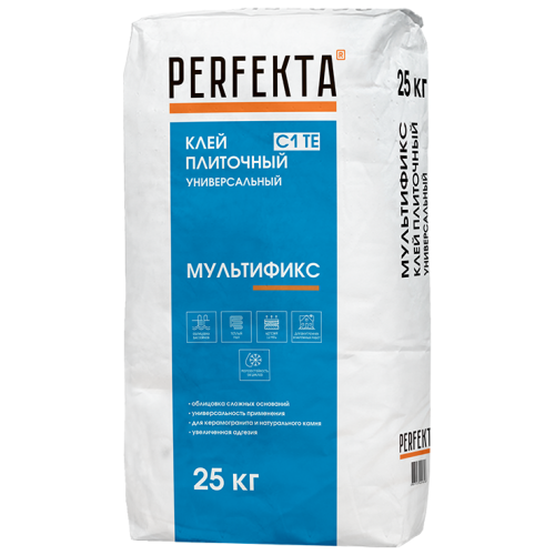 Клей плиточный универсальный Perfekta Мультификс C1 TE 25 кг