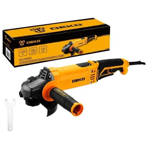 Углошлифовальная машина DEKO (УШМ) AG1400DK, 125 мм, 1400 Вт 083-1027 Углошлифовальная машина DEKO (УШМ) AG1400DK, 125 мм, 1400 Вт 083-1027