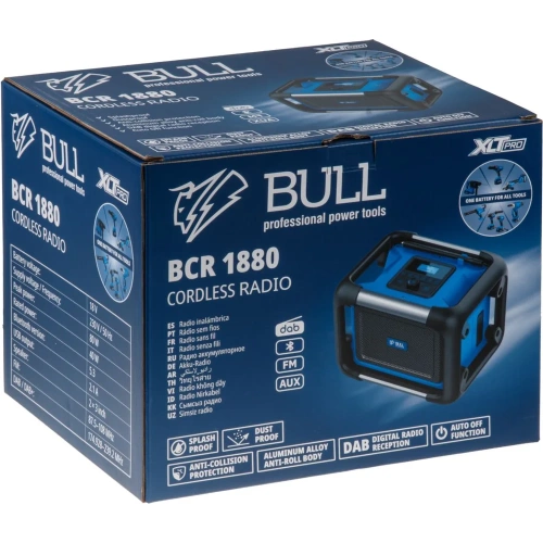 Аккумуляторное радио BULL BCR 1880 XLTpro SOLO 1325853 фото 5 Аккумуляторное радио BULL BCR 1880 XLTpro SOLO 1325853 фото 5