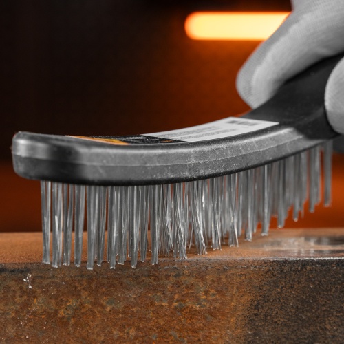 Щетка четырехрядная металлическая с пластмассовой ручкой Sparta фото 9