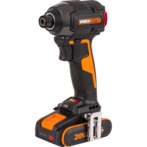 Винтоверт ударный бесщеточный аккумуляторный WORX 20В, 200Нм, 2Ач х2, ЗУ 2А, кейс WX265 Винтоверт ударный бесщеточный аккумуляторный WORX 20В, 200Нм, 2Ач х2, ЗУ 2А, кейс WX265