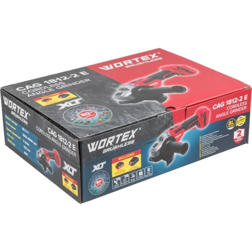 Аккумуляторная углошлифмашина WORTEX CAG 1812-2 E в кор. XLT SET БЕСЩЕТ., 18 В, 125 мм, 3000-8500 об/мин 1334917 фото 8 Аккумуляторная углошлифмашина WORTEX CAG 1812-2 E в кор. XLT SET БЕСЩЕТ., 18 В, 125 мм, 3000-8500 об/мин 1334917 фото 8