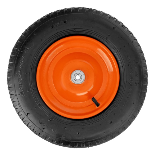 Колесо пневматическое 4.80/4.00-8 D 380 мм, внутренний подшипник D 12 мм, длина оси 90 мм Palisad фото 2 Колесо пневматическое 4.80/4.00-8 D 380 мм, внутренний подшипник D 12 мм, длина оси 90 мм Palisad фото 2