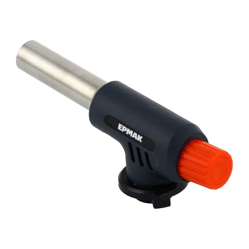 Горелка газ. с пьезорозжигом, ЕРМАК цанговый захват, шир. сопло, ударопрочн.; 15х4х5,5см 333-097 Горелка газ. с пьезорозжигом, ЕРМАК цанговый захват, шир. сопло, ударопрочн.; 15х4х5,5см 333-097